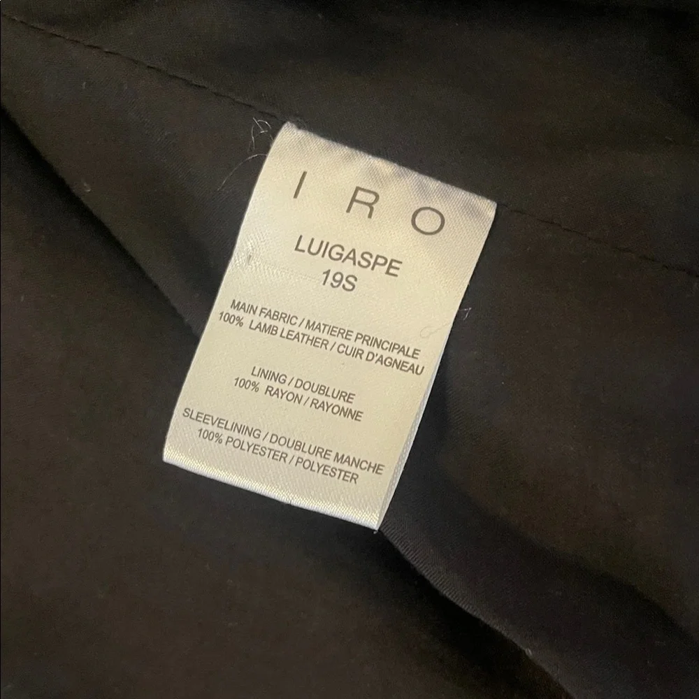 IRO Leather Moto Jacket - Picture 8 of 14